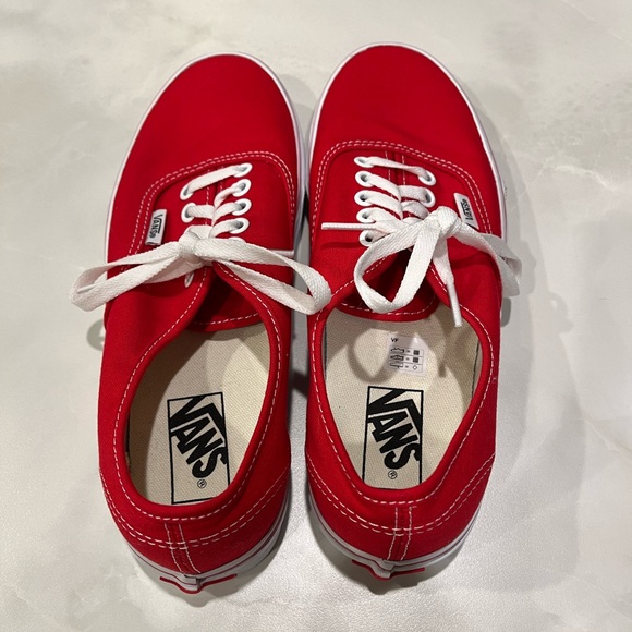 NEW Red Vans - Picture 3 of 4